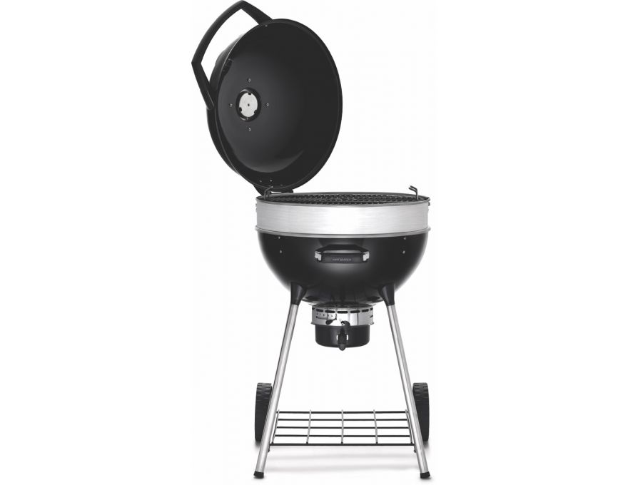 Grill węglowy 22" PRO Charcoal Kettle czarny + zestaw (komin do rozpalania #67802, węgiel drzewny 3 kg #67107, podpałka 100 szt. #67052) - 4